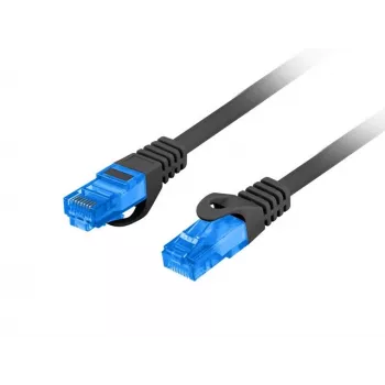 LANBERG Cat6a S/FTP RJ-45 Καλώδιο δικτύου PCF6A-10CC-0500-BK, 5 m, LSZH, 26 AWG, CCA, μαύρο