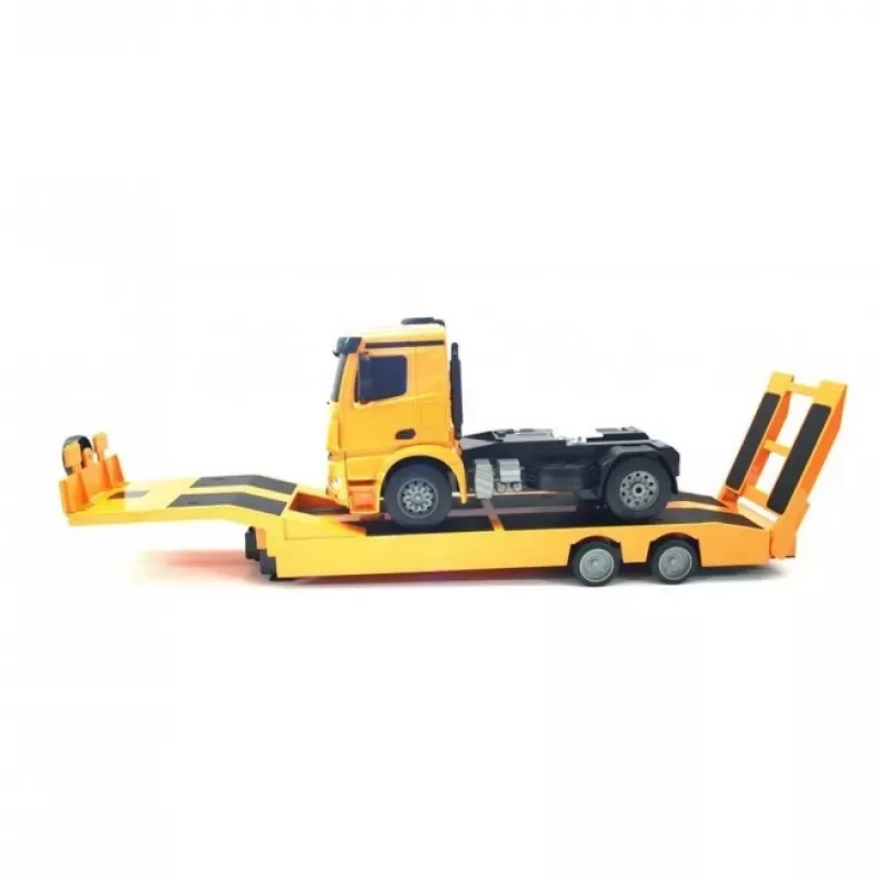 Double E 1/20 κλίμακα έτοιμο συναρμολογημένο RC Mercedes-Benz Arocs πλατφόρμα με ρυμουλκούμενο