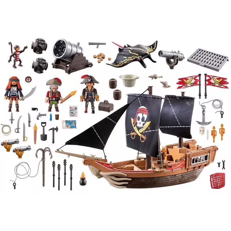 Playmobil σετ παιχνιδιού πειρατών 71530 πολύχρωμο πλαστικό 4-10 ετών