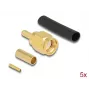 Αρσενικός RP-SMA DeLOCK 90042 για crimp RG-174 RG-316