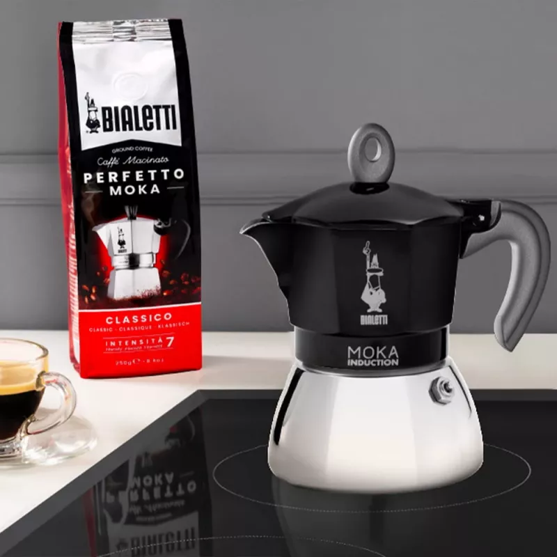 Bialetti Moka Induction Καφετιέρα Moka 6 Φλιτζάνια