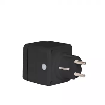 Έξυπνη πρίζα Denver PLO-108 μαύρη εξωτερικού χώρου IP44 ενσύρματη ασύρματη