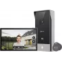 EZVIZ CS-HP5 θυροτηλεόραση, οθόνη αφής 7 ιντσών (17,8 cm), 2 καλωδίων, 1080p (2MP), Wi-Fi, πρόσβαση RFID, νυχτερινή όραση IR, αδιάβροχη, μαύρο/ασημί