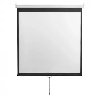 Οθόνη προβολής SBOX PSM-100-2 180×180 cm χειροκίνητη για τοίχο/οροφή
