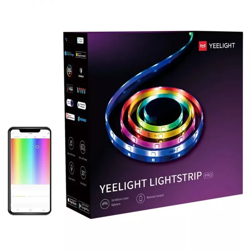 Yeelight LED Lightstrip Pro YLDD005 έξυπνη ταινία LED 2 m, Wi-Fi, Bluetooth, 16 εκατομμύρια χρώματα