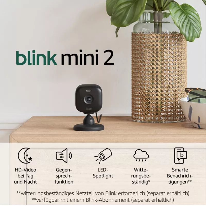 Κάμερα παρακολούθησης IP Amazon Blink Mini 2 1080p