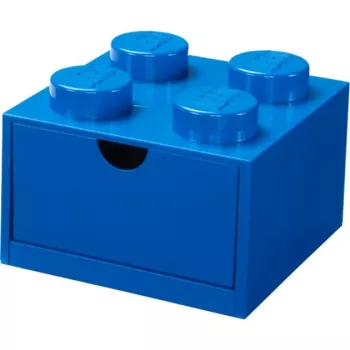 LEGO συρτάρι γραφείου 4, κουτί αποθήκευσης μπλε, με θηκάρια