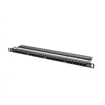 Patch panel Lanberg PPU6-0024-B 0,5HE