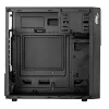 Akyga AK19BK Κουτί υπολογιστή Micro-Tower, Micro-ATX / Mini-ITX, USB-C + USB 3.0 + 2x USB 2.0, χωρίς τροφοδοτικό, μαύρο