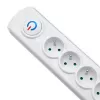 Πολύπριζο προστασίας υπέρτασης Qoltec 50293 λευκό 8 υποδοχές AC 230 V