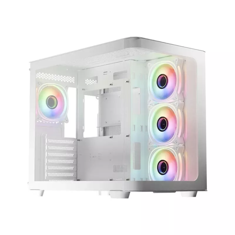 LC-Power Gaming 8001W Pro-Storm Light Midi-Tower ATX κουτί, λευκό (LC-8001W-ON)