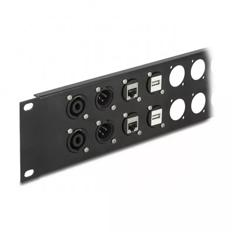DeLOCK Patchpanel-αξεσουάρ 88055 Rackmount 2U μαύρο