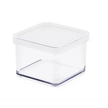 Δοχείο τροφής rotho Box Rotho 11603 ορθογώνιο 0,5 L, τεχνοπολυμερές, λευκό, 100×100×72 mm