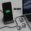 4smarts Βάση φόρτισης VoltDock USB-C 60W Γκρι (541426)