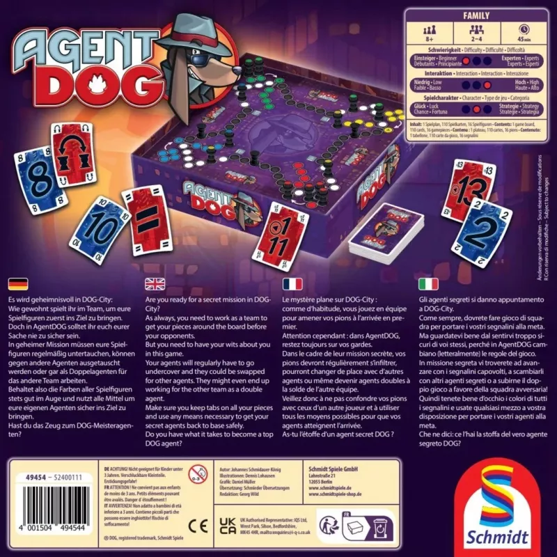 Agent DOG, Επιτραπέζιο παιχνίδι