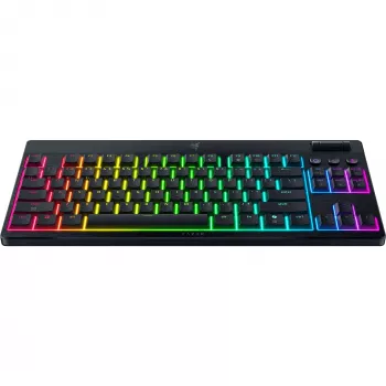 BlackWidow V4 Low-Profile TKL HyperSpeed, Gaming-Πληκτρολόγιο μαύρο, DE-Layout, Razer Low-Profile Orange