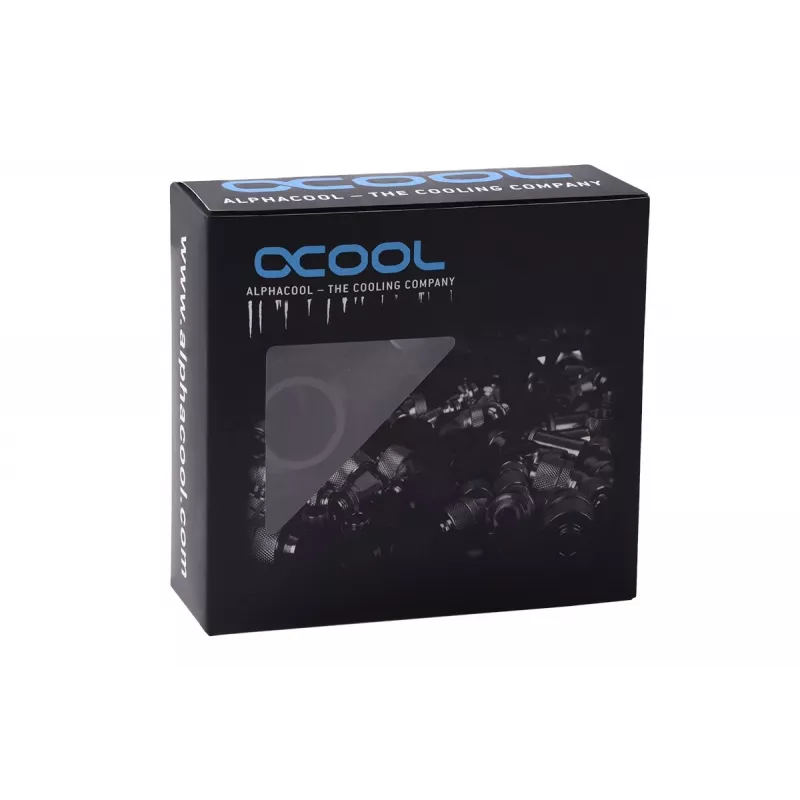 Fitting Kit Alphacool 17477 Ορείχαλκος Μαύρο 23 mm Ύψος 2,6 cm Διάμετρος