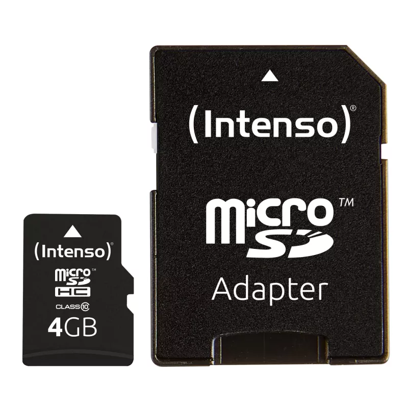 ΜΝΗΜΗ MICRO SDHC 4GB C10/W/ADAPTER 3413450 INTENSO
