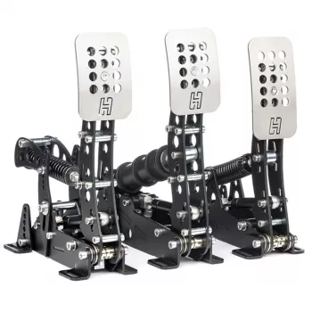 Heusinkveld Ultimate+ σετ 3 πεντάλ μαύρο — Direct-Drive σετ πεντάλ sim racing, 3 πεντάλ