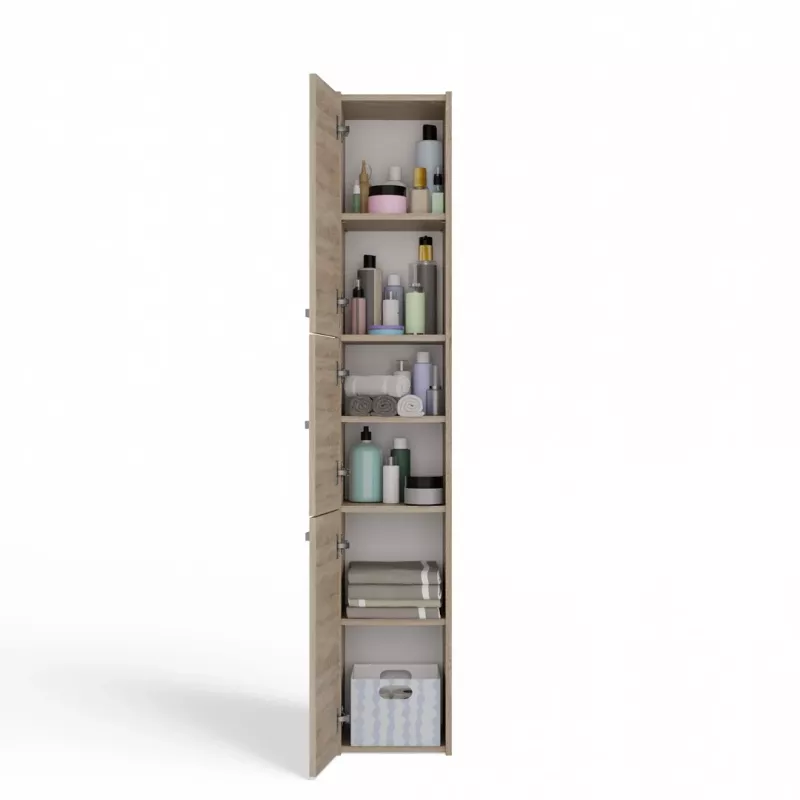 Topeshop S33 SONOMA ντουλάπι αποθήκευσης μπάνιου δρυς