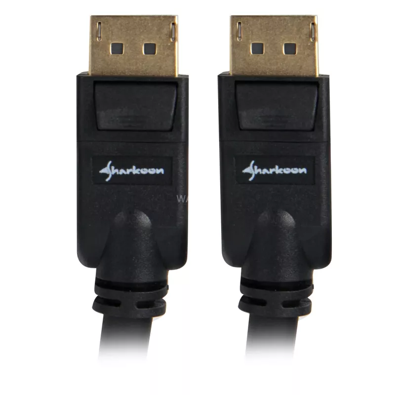 Καλώδιο DisplayPort Sharkoon 1.3, 4K, 1 m, μαύρο