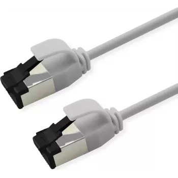 ROLINE S/FTP Patchkabel Cat.8.1, λεπτό, PoE, λευκό, 3m (21.15.3463)