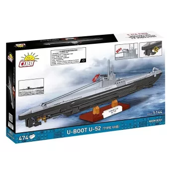 Σετ κατασκευής Cobi U-Boot U-52 – μοντέλο 474 τεμαχίων