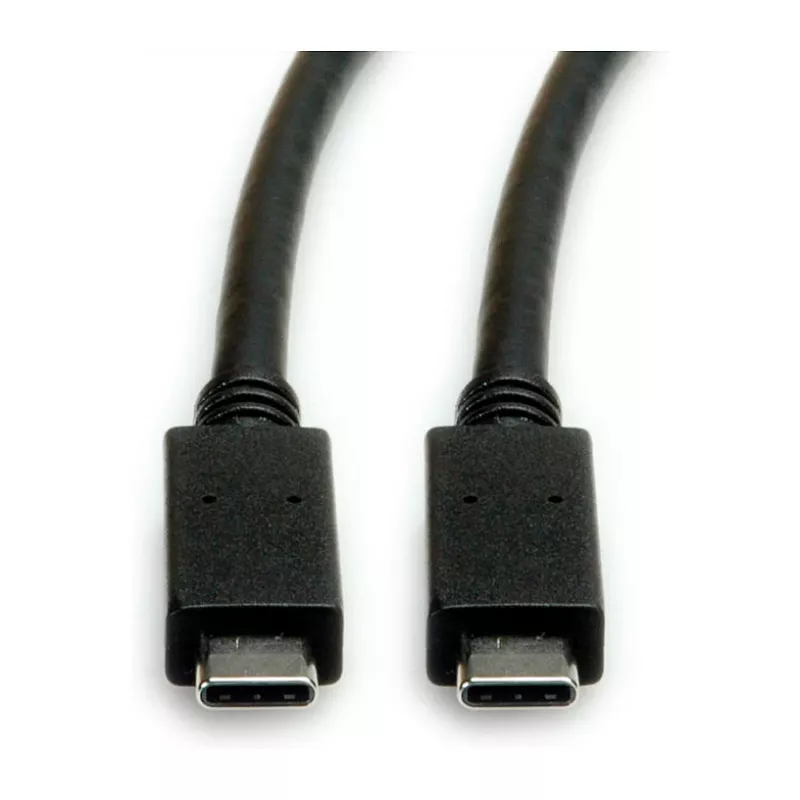 Καλώδιο USB ROLINE 11.02.9057 USB 3.2 Gen 2 1m USB C μαύρο