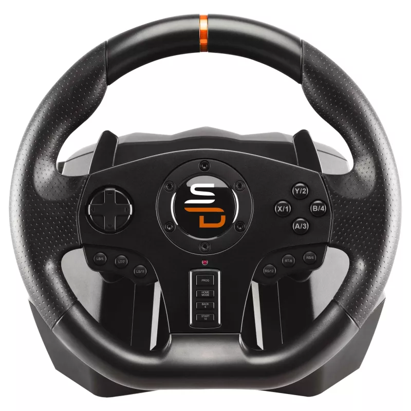Subsonic SA5595-PC Χειριστήριο gaming Μαύρο USB Τιμόνι + πεντάλ