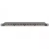 Patch Panel Digitus CAT 6 Class E High Density Θωρακισμένο Μαύρο