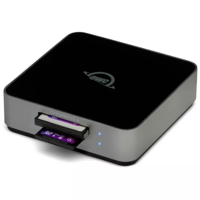Other World Computing OWC Atlas – Αναγνώστης καρτών (SDXC UHS-II, CFexpress Type-B) – USB-C 3.2 Gen 2 (OWCTCCFXBSDRDR)