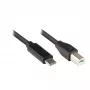 Good Connections καλώδιο USB2.0 C-B μαύρο 3m