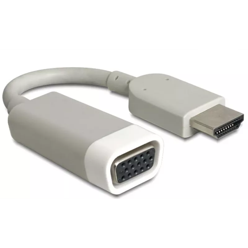 Αντάπτορας καλωδίου βίντεο DeLOCK 65469 VGA D-Sub σε HDMI Type A λευκό