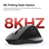 Ποντίκι Keychron M6 Δεξιόχειρας Universal — οπτικό, RF Wireless + Bluetooth + USB-C, 30000 DPI, μαύρο