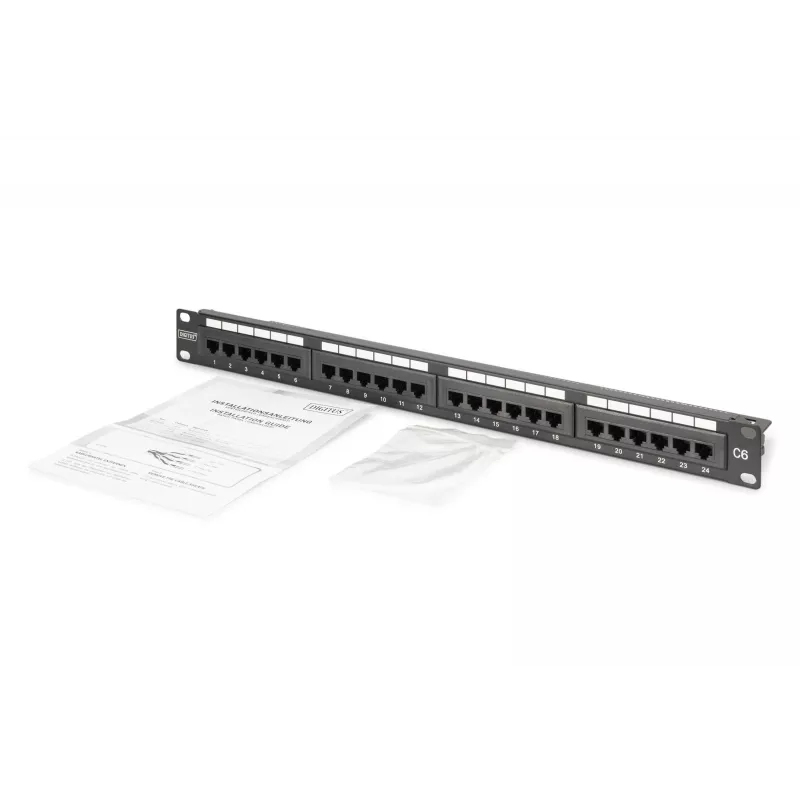 Digitus CAT 6 Patchpanel μη θωρακισμένο DN-91624U-CR