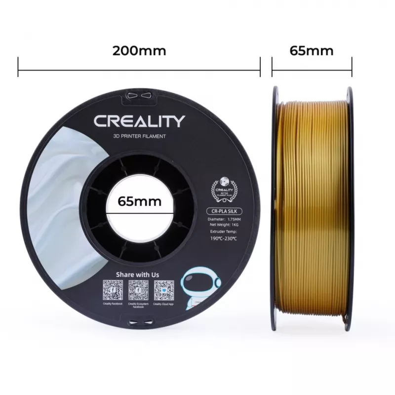 Υλικό 3D εκτύπωσης Creality 3D 3301120001 χρυσό 1 kg 1,75 mm