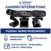 Κάμερα internet Savio Webcam USB Full HD με ενσωματωμένο μικρόφωνο