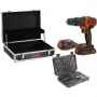 Δράπανο Black & Decker BDCHD18B2FC-QW 18V Ιόντων Λιθίου 2 Μπαταρίες