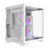 Κουτί υπολογιστή Darflash FT350 + 5 ανεμιστήρες aRGB (λευκό)