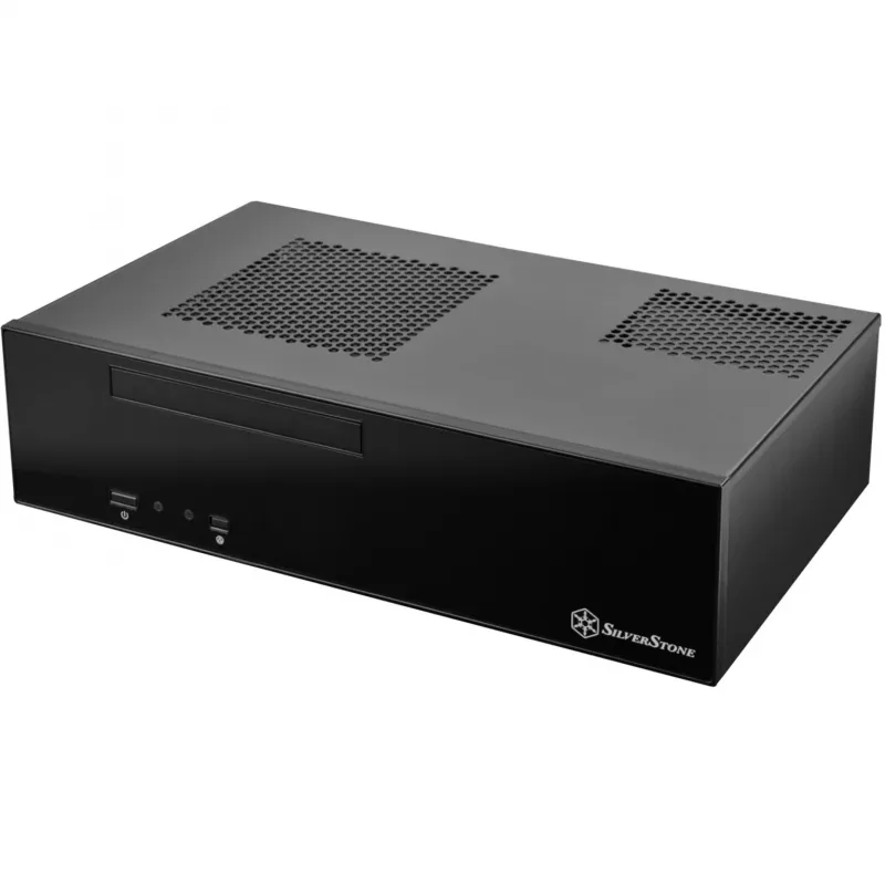 SilverStone MILO ML09 - Desktop - Mini-ITX - χωρίς τροφοδοτικό (SFX12V) - Μαύρο - USB/Audio (SST-ML09B)
