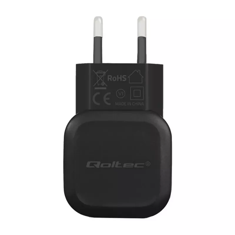 Φορτιστής Qoltec 50180 Εσωτερικού χώρου AC Μαύρο