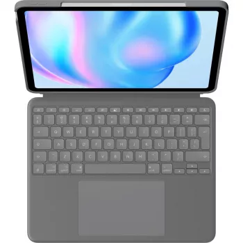 Logitech Combo Touch QWERTY US International Smart Connector γκρι
