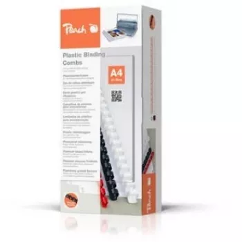Σετ βιβλιοδεσίας Peach 510090 λευκό A4 12 mm χτένα