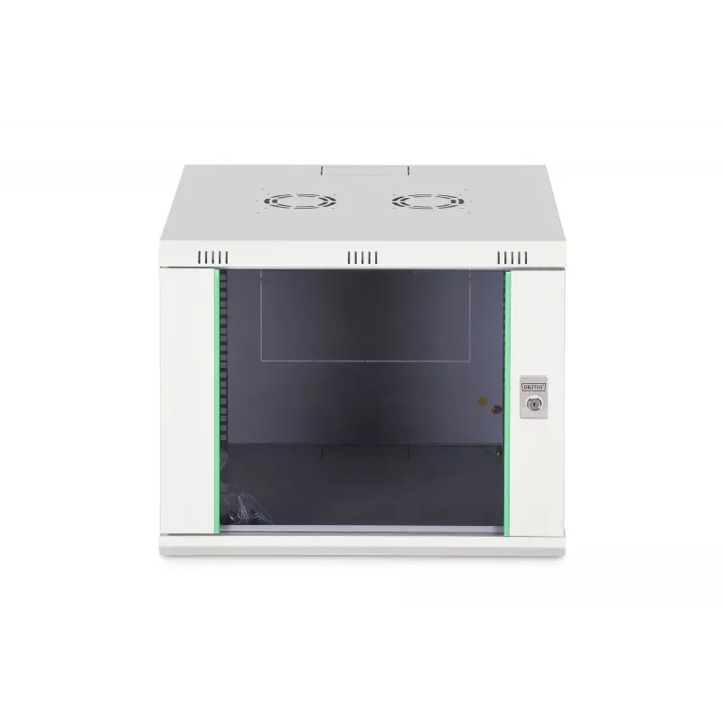 Επιτοίχιο rack 19 ιντσών DIGITUS Dynamic-N DN-37106 — 9U, 600x600 mm, IP20, κλειδαριά