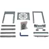 Κουτί διακομιστή Inter-Tech 4U-4424 Rack Μαύρο, Ασημί