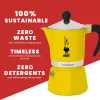 Καφετιέρα Moka Bialetti Rainbow Μαύρο Κίτρινο