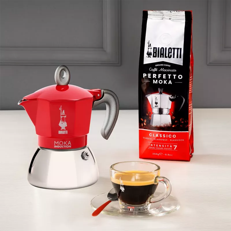 Bialetti Moka Induction καφετιέρα Moka 4 φλιτζάνια