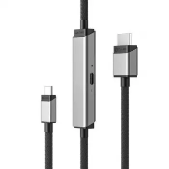 ALOGIC ULCHDPD01-SGR Καλώδιο βίντεο-προσαρμογέας 1 m USB Type-C HDMI + USB Ασημί