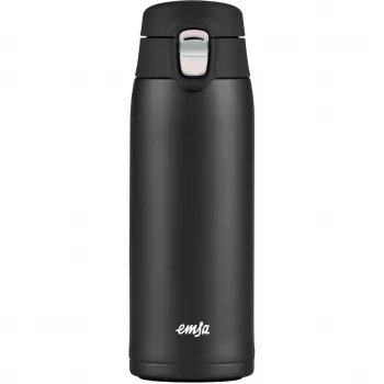 Ποτήρι ταξιδιού EMSA N2151700 0,4 L, μαύρο ματ, καπάκι Flip