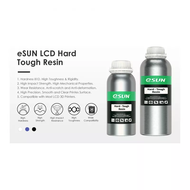 UV/LCD HARD TOUGH ΓΚΡΙ 1kg